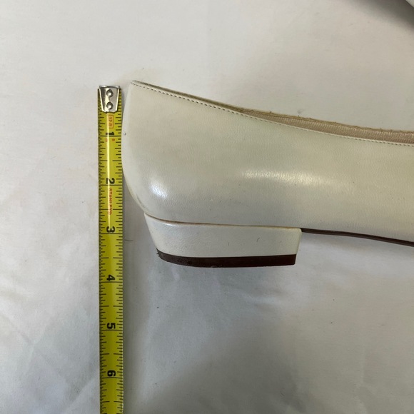 Life Stride Dream Bleached Ivory Block Heel Pointed Toe Womens Shoes Size 8 - Picture 4 of 5